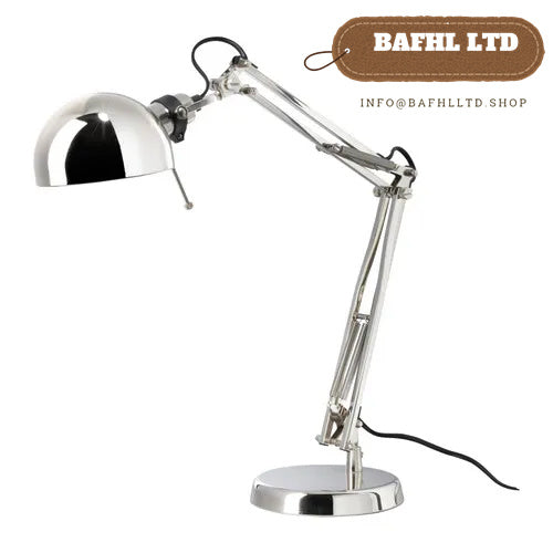 work lamp, nickel-plated