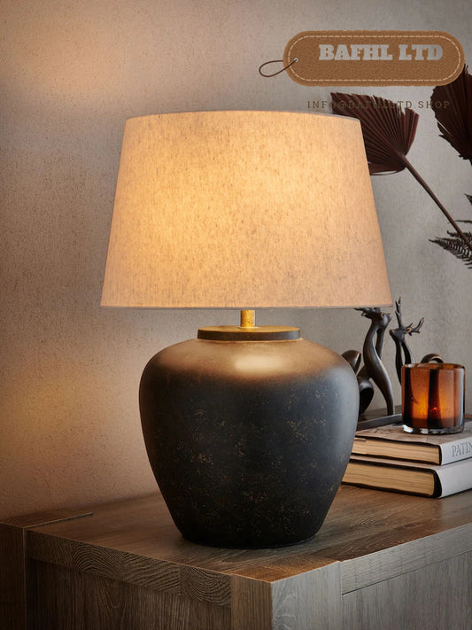 Black Lydford Small Table Lamp