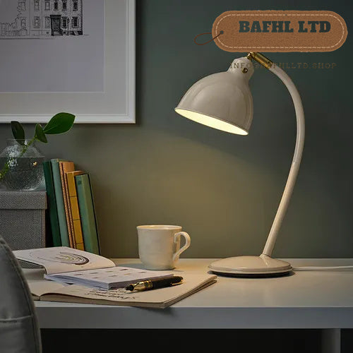 Desk lamp, light beige