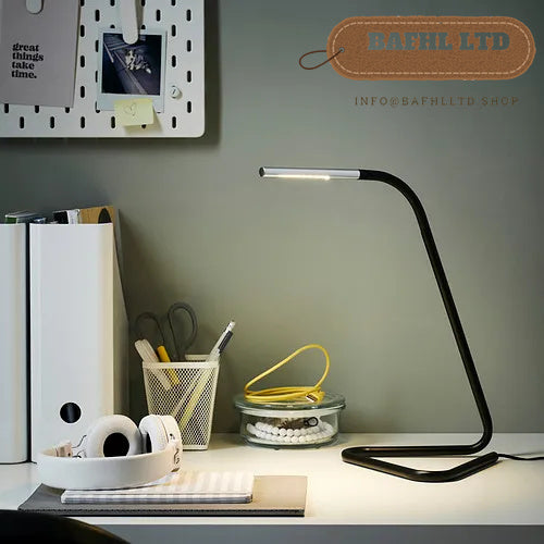 LED work lamp, black/silver-colour