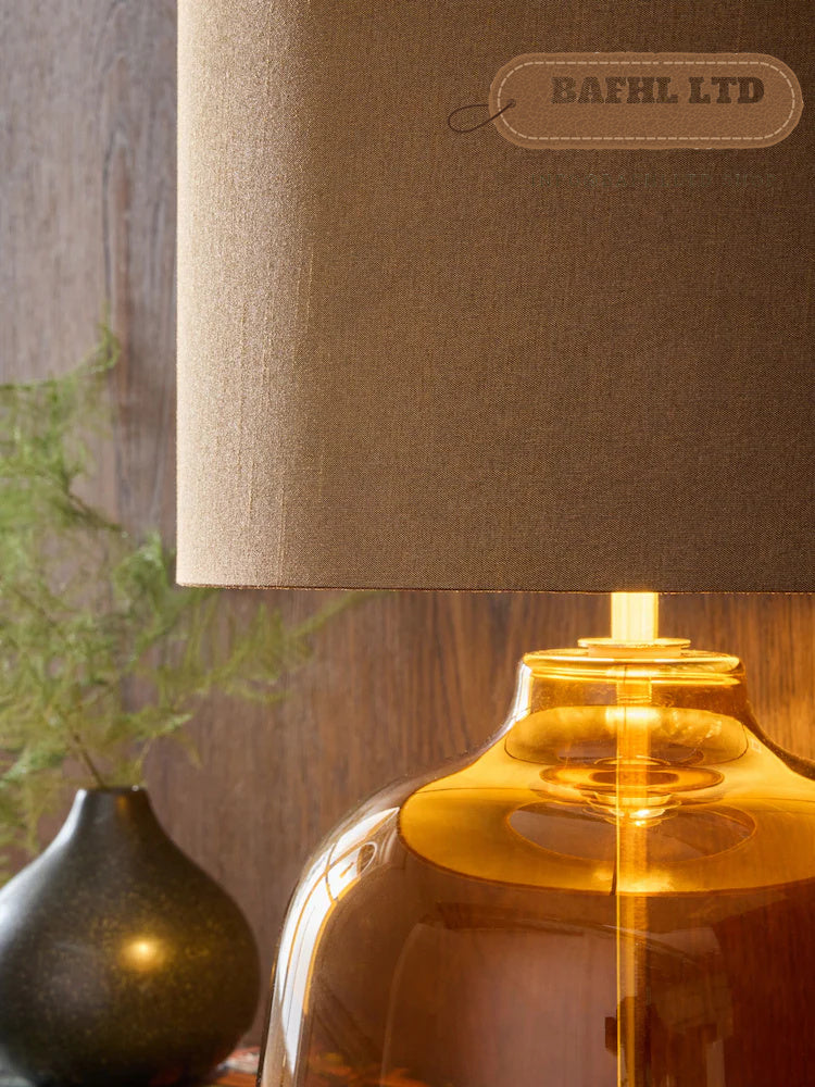 Amber Orange Connor Table Lamp