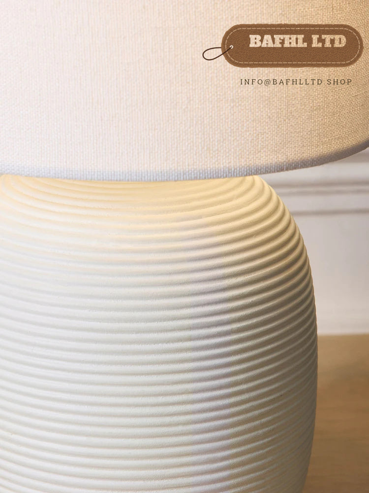 Ivory Hadleigh Rechargeable Touch Wireless Table Lamp