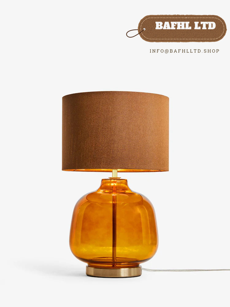 Amber Orange Connor Table Lamp