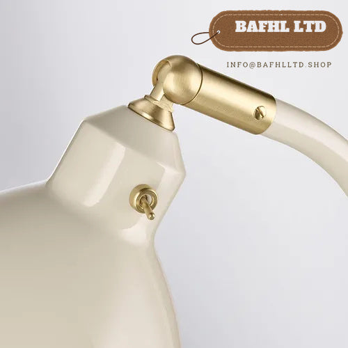 Desk lamp, light beige